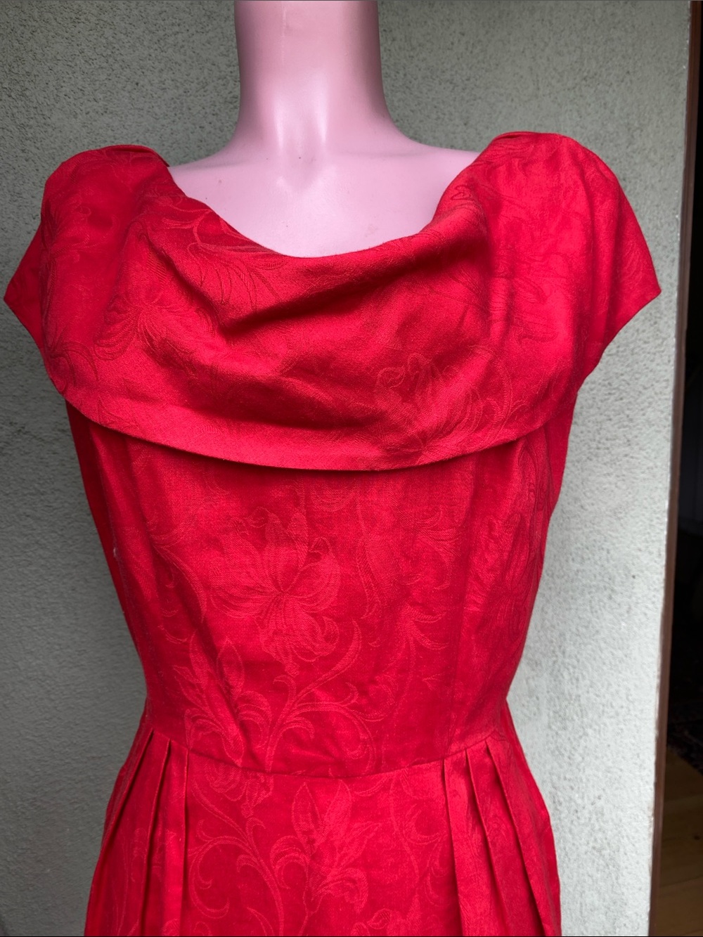 Liz Claiborne Bold Red Midi Sheath Dress - Picture 2 of 10